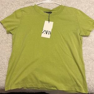 Selling green zara tshirt